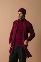 Roll Neck Jumper - Trevor - Bordeaux