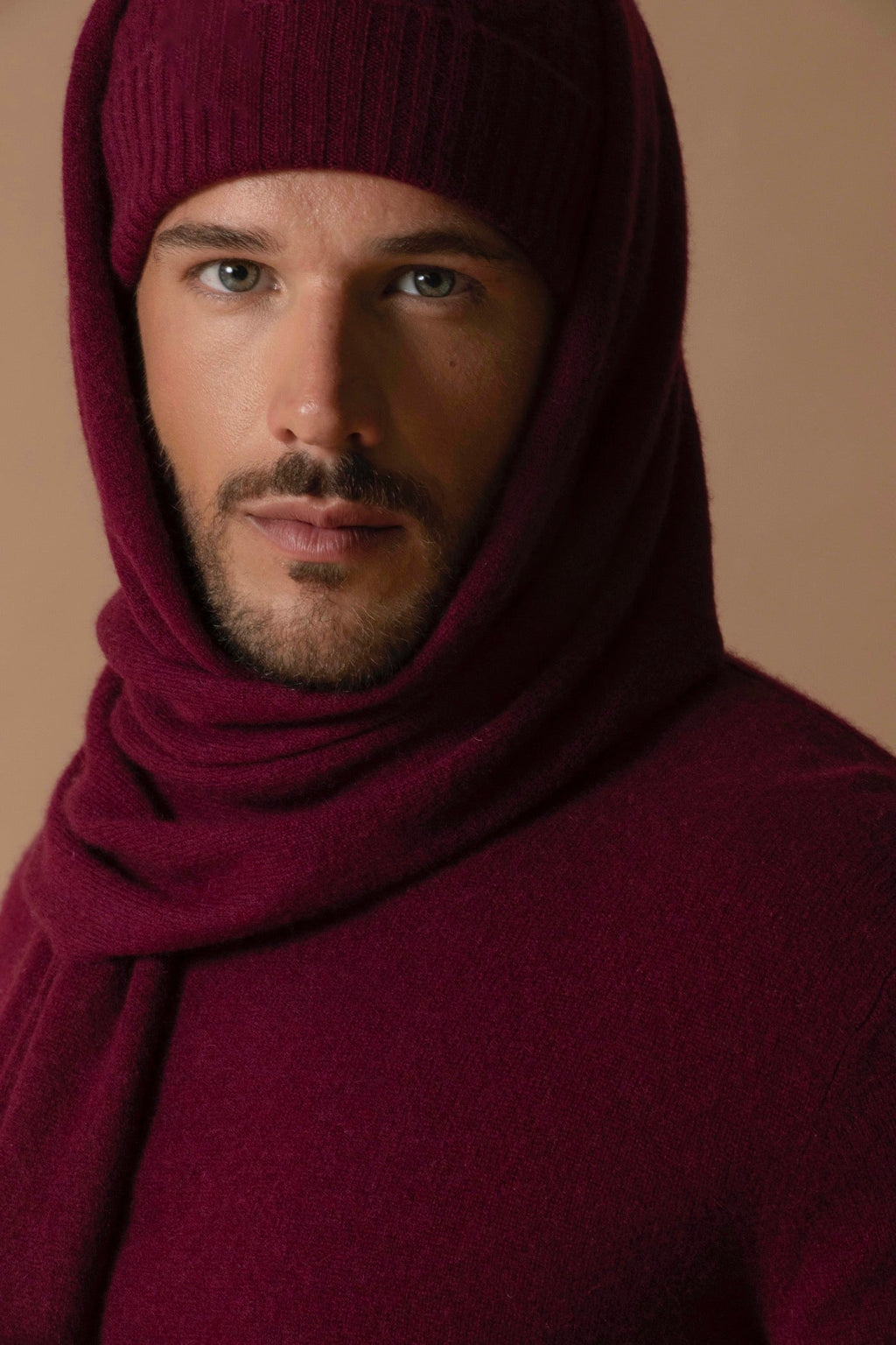 Roll Neck Jumper - Trevor - Bordeaux