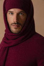 Roll Neck Jumper - Trevor - Bordeaux