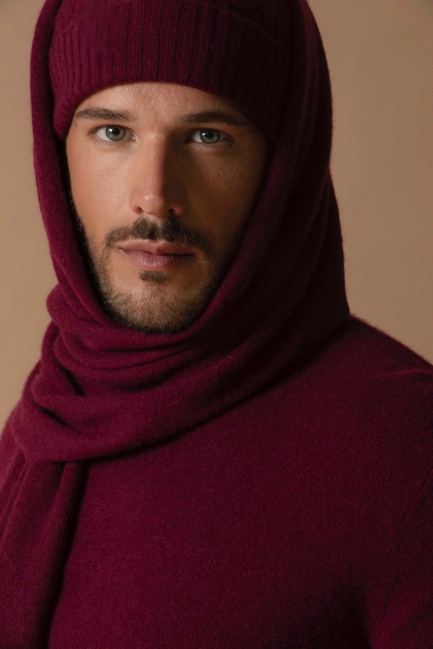 Roll Neck Jumper - Trevor - Bordeaux