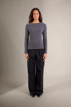 Pull Col Rond - Whitney - Anthracite Chiné