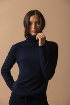 Jersey Cuello Vuelto - Tracy - Navy