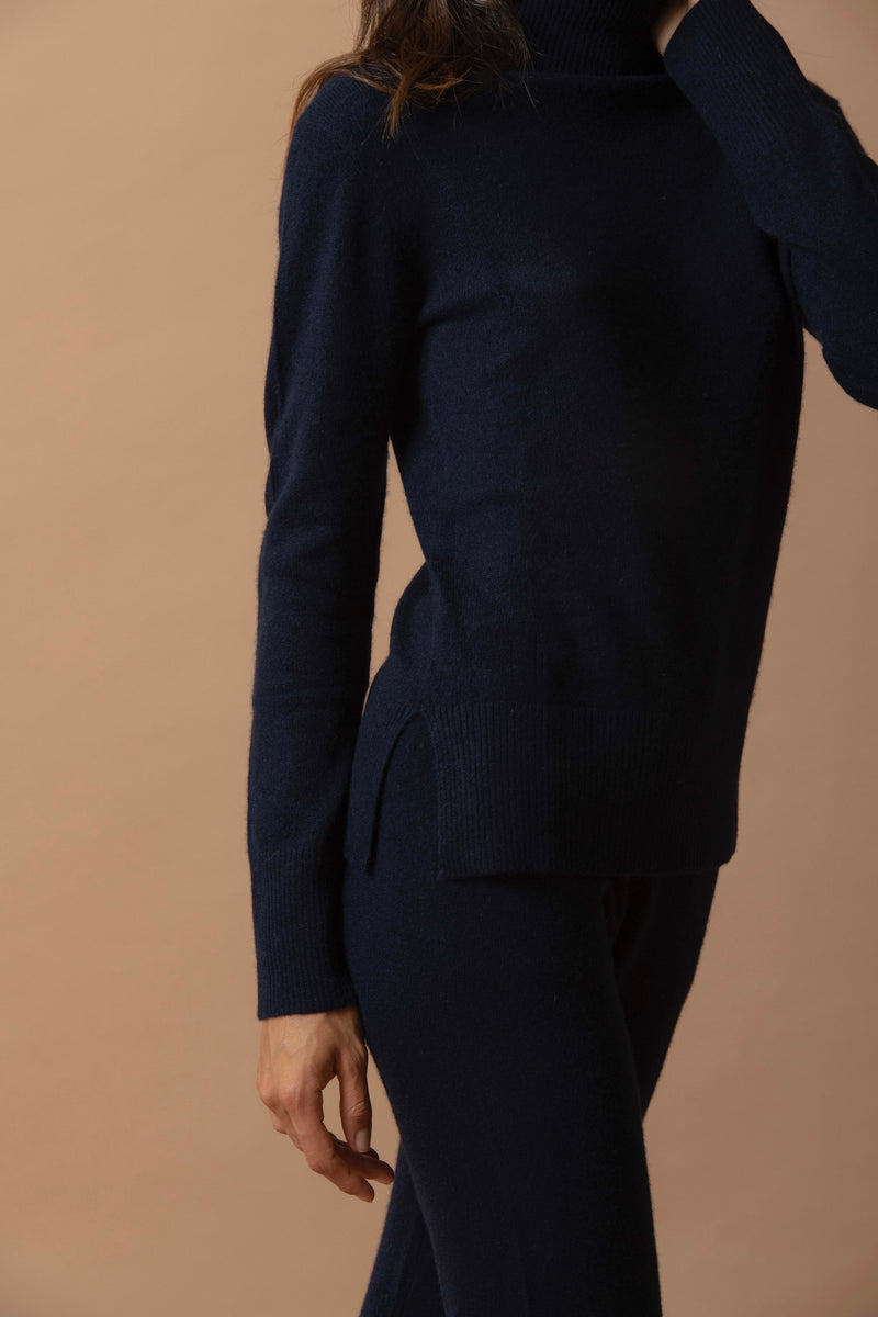 Pull Col Roulé - Tracy - Navy