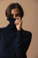 Pull Col Roulé - Tracy - Navy