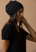 4-Ply Beanie - Popi - Black