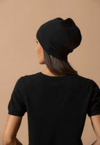 4-Ply Beanie - Popi - Black