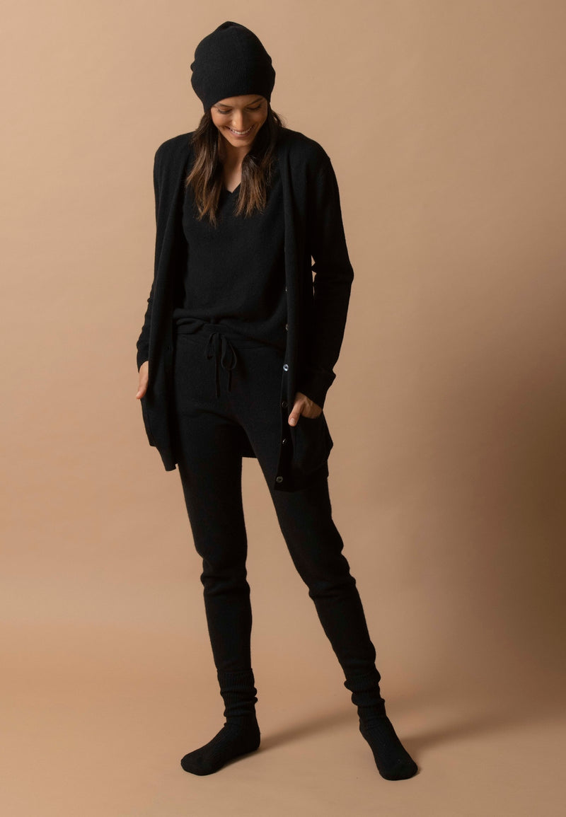 Bonnet 4 Fils - Popi - Noir