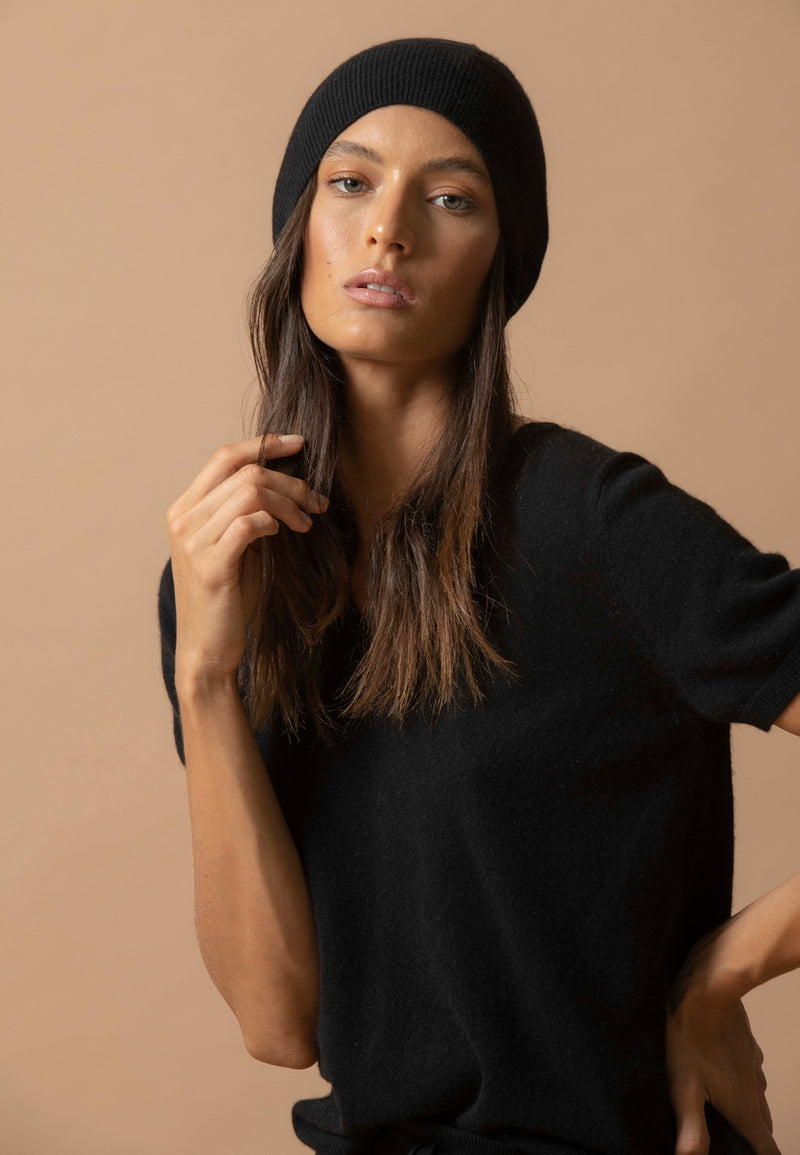 Bonnet 4 Fils - Popi - Noir