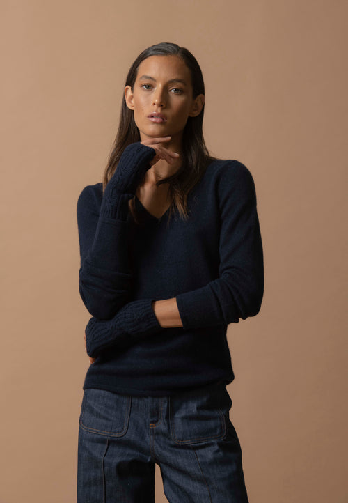 Mitaines 6 Fils - Jelo - Navy