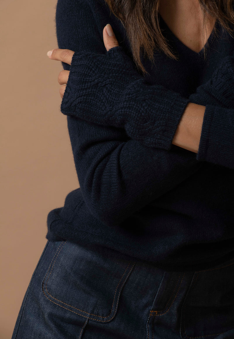 Mitaines 6 Fils - Jelo - Navy