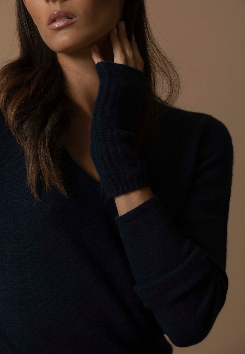 Mitaines 6 Fils - Jelo - Navy