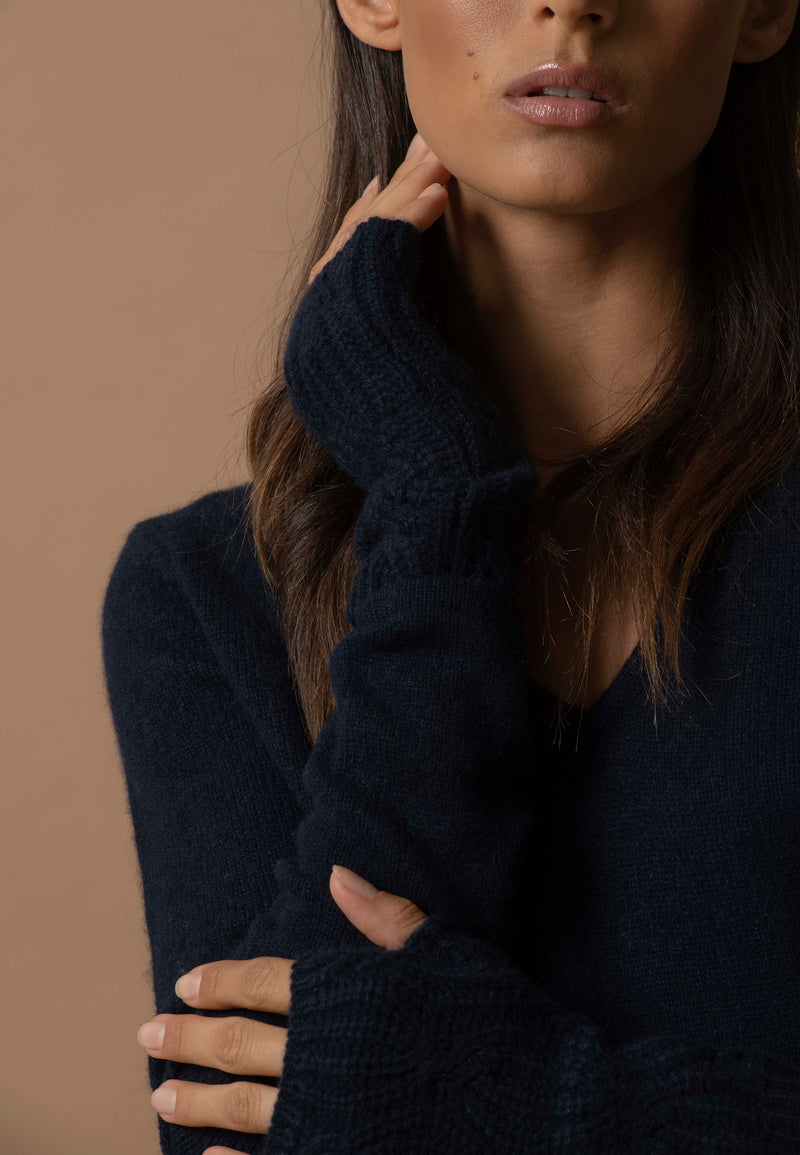 Mitaines 6 Fils - Jelo - Navy