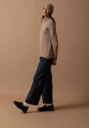 Bonnet 4 Fils - Popi - Camel Chiné