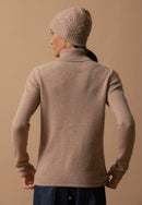 Bonnet 4 Fils - Popi - Camel Chiné
