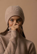 Gorro 4 Hilos - Popi - Camel Jaspeado