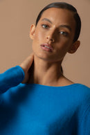Pull Col Bateau - Megan - Azur
