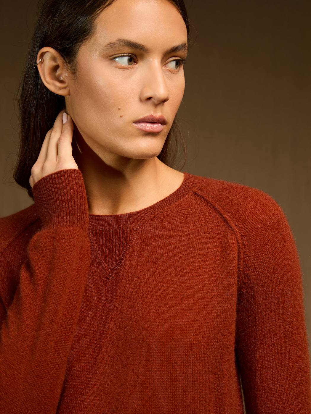 Pull Col Rond Wilma - Écureuil