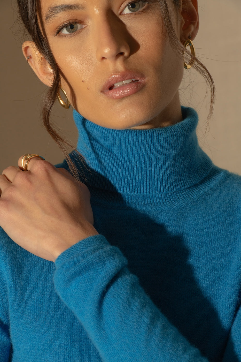 Jersey de Cuello Alto - Ashley - Azur
