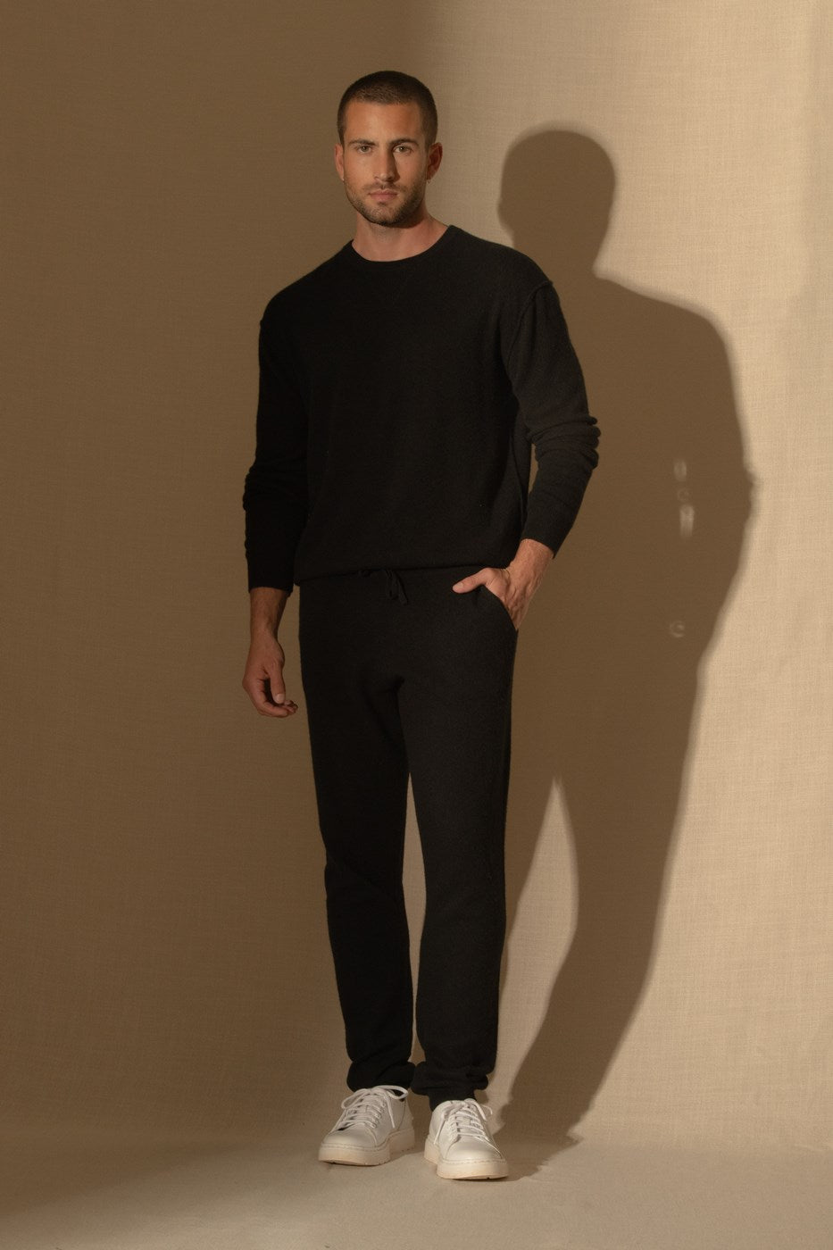 Pull Col Rond Soan - Noir