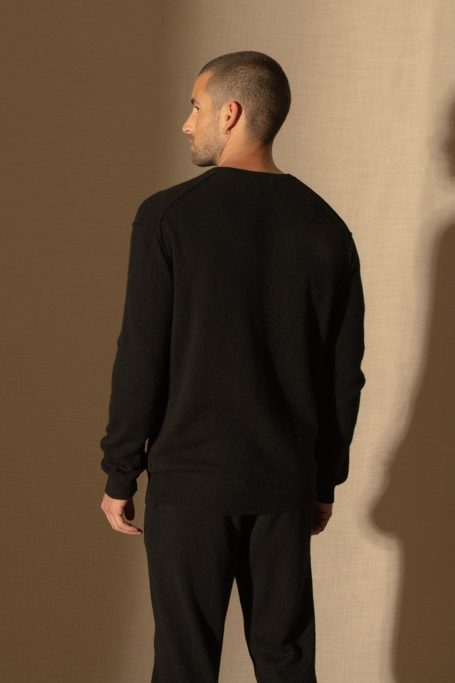 Pull Col Rond Soan - Noir