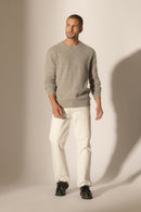 Pull Col Rond - Soan - Nuage Chiné