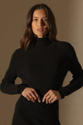 Jersey Cuello Vuelto - Elly - Negro