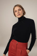 Jersey Cuello Vuelto - Elly - Negro