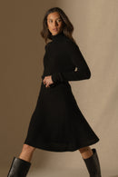 Pull Col Roulé - Elly - Noir