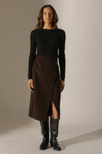 Crew Neck Jumper - Kylie - Black
