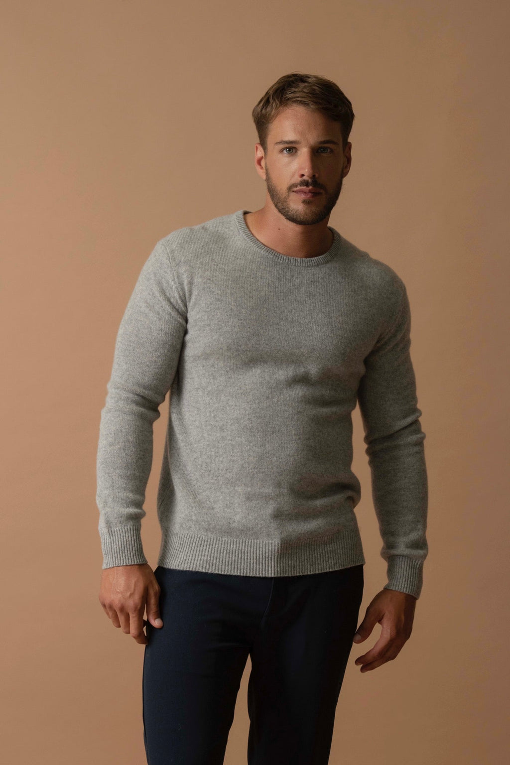 Jersey Cuello Redondo 4 Hebras - Eden - Nuage Chiné