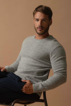 Jersey Cuello Redondo 4 Hebras - Eden - Nuage Chiné