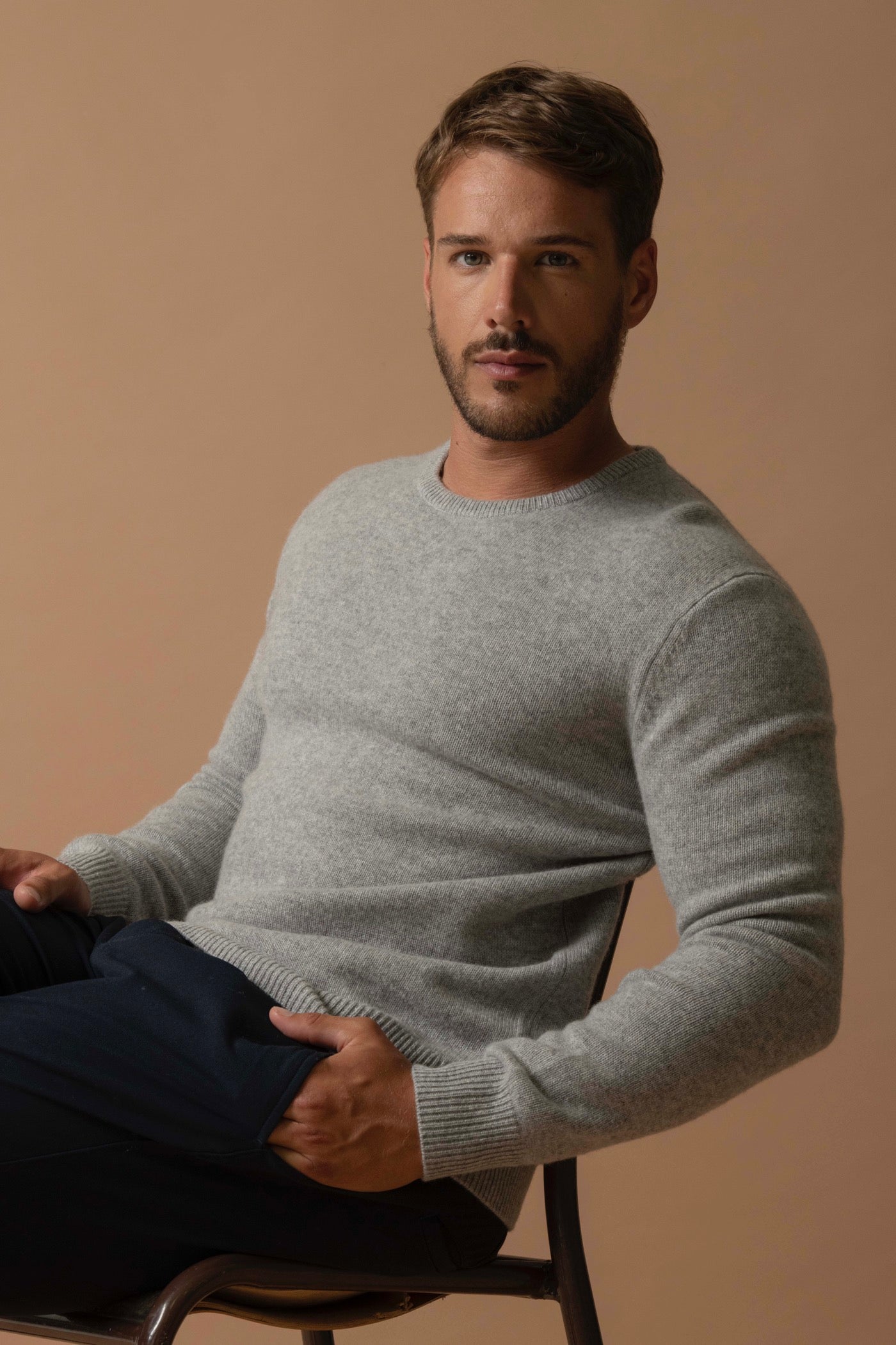 Jersey Cuello Redondo 4 Hebras - Eden - Nuage Chiné
