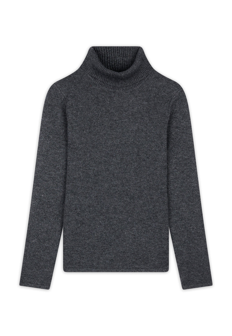 Jersey de cuello alto de 4 capas - Willow - Antracita brezo
