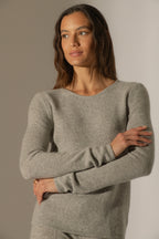 Pull Col Rond 4Fils Marya - Nuage Chiné