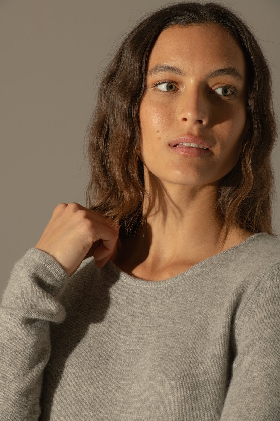 Pull Col Rond 4Fils Marya - Nuage Chiné