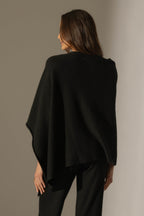 4-Ply Poncho - Georgia - Black