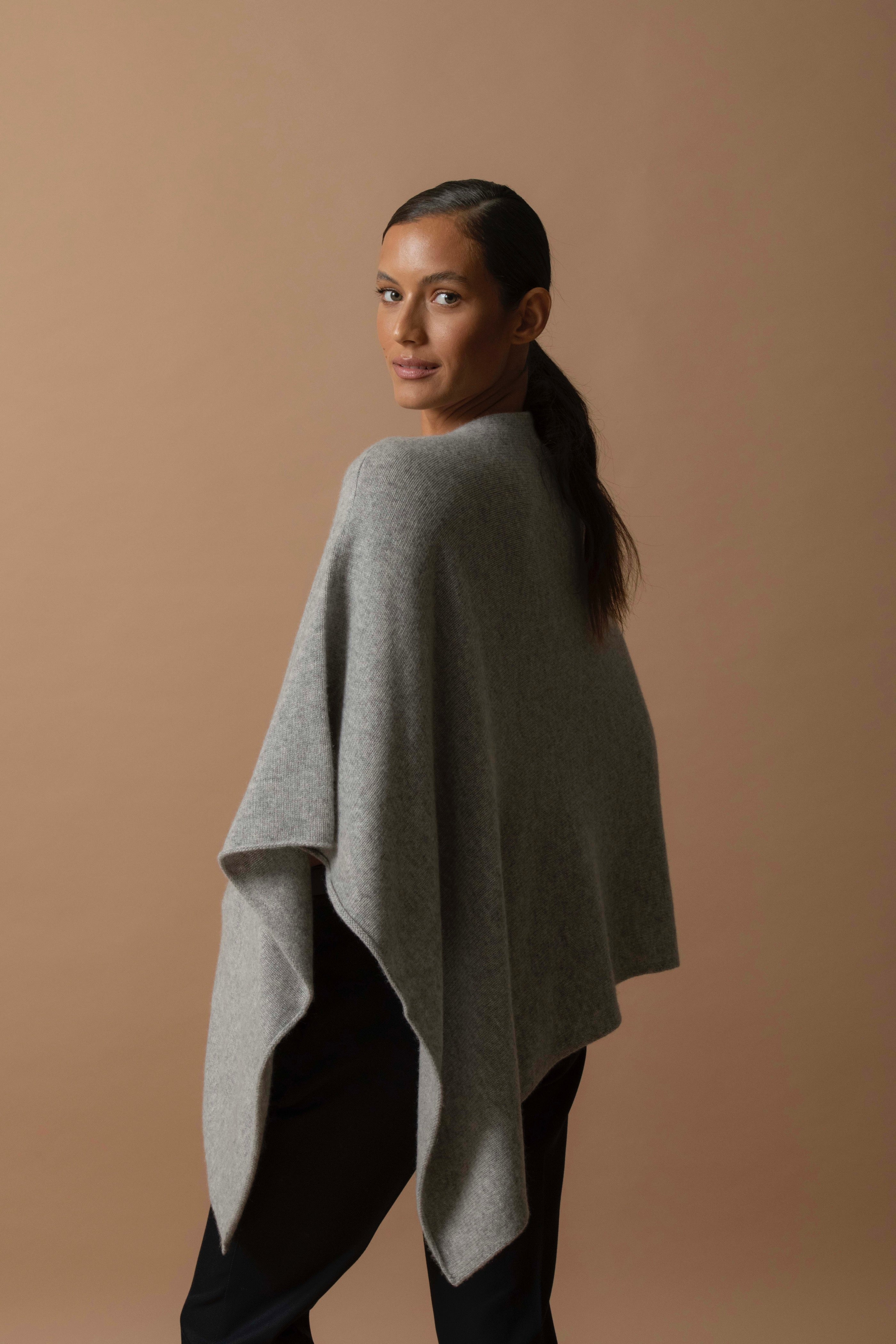 4-Ply Poncho - Georgia - Nuage Chiné