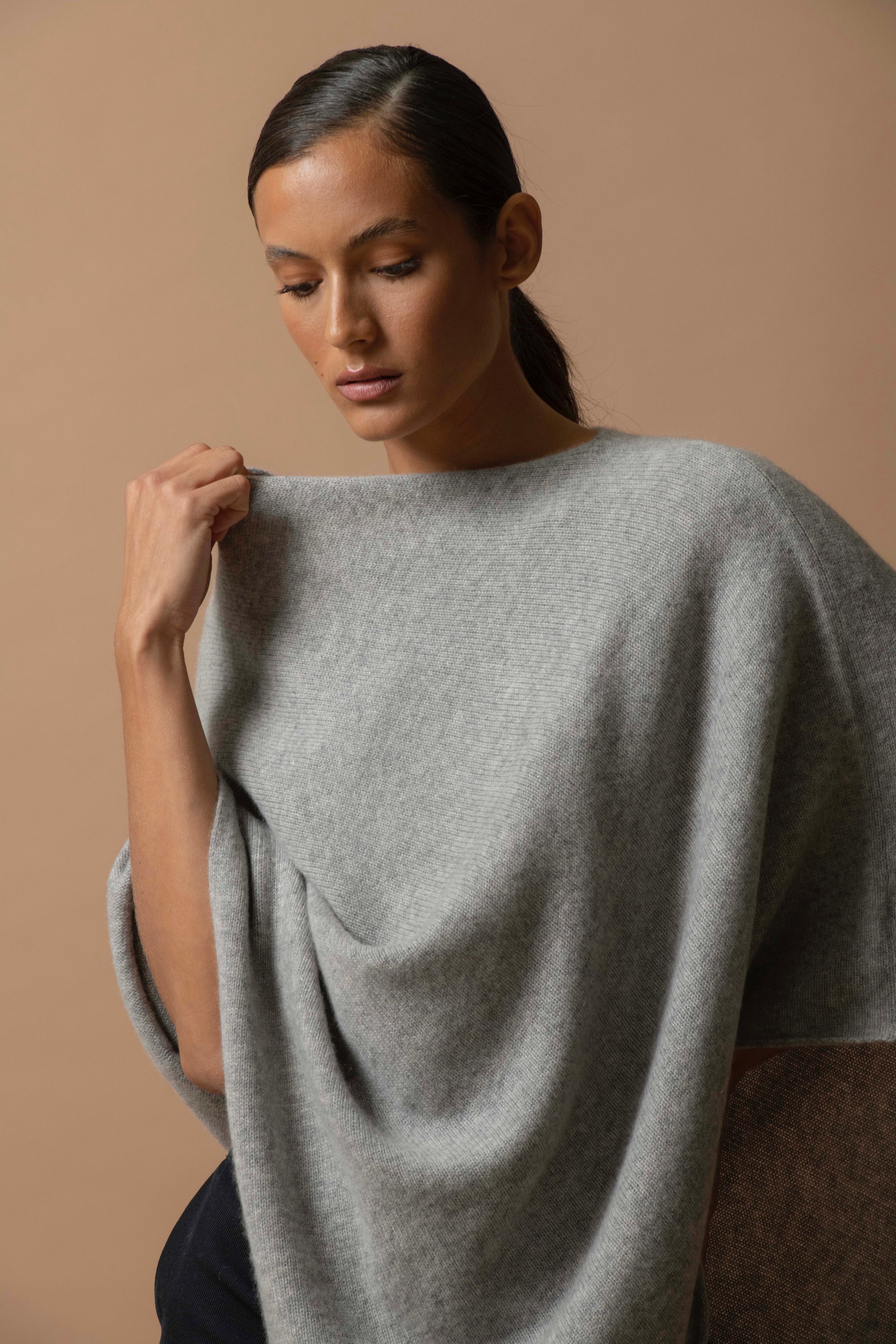 4-Ply Poncho - Georgia - Nuage Chiné