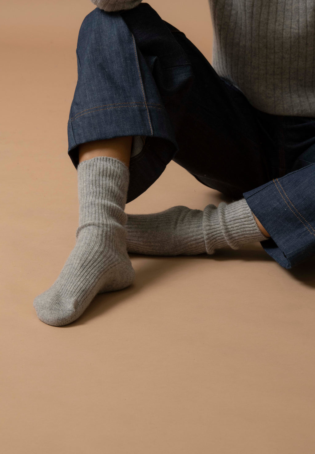 Chaussettes 4 Fils Molilou - Nuage Chiné