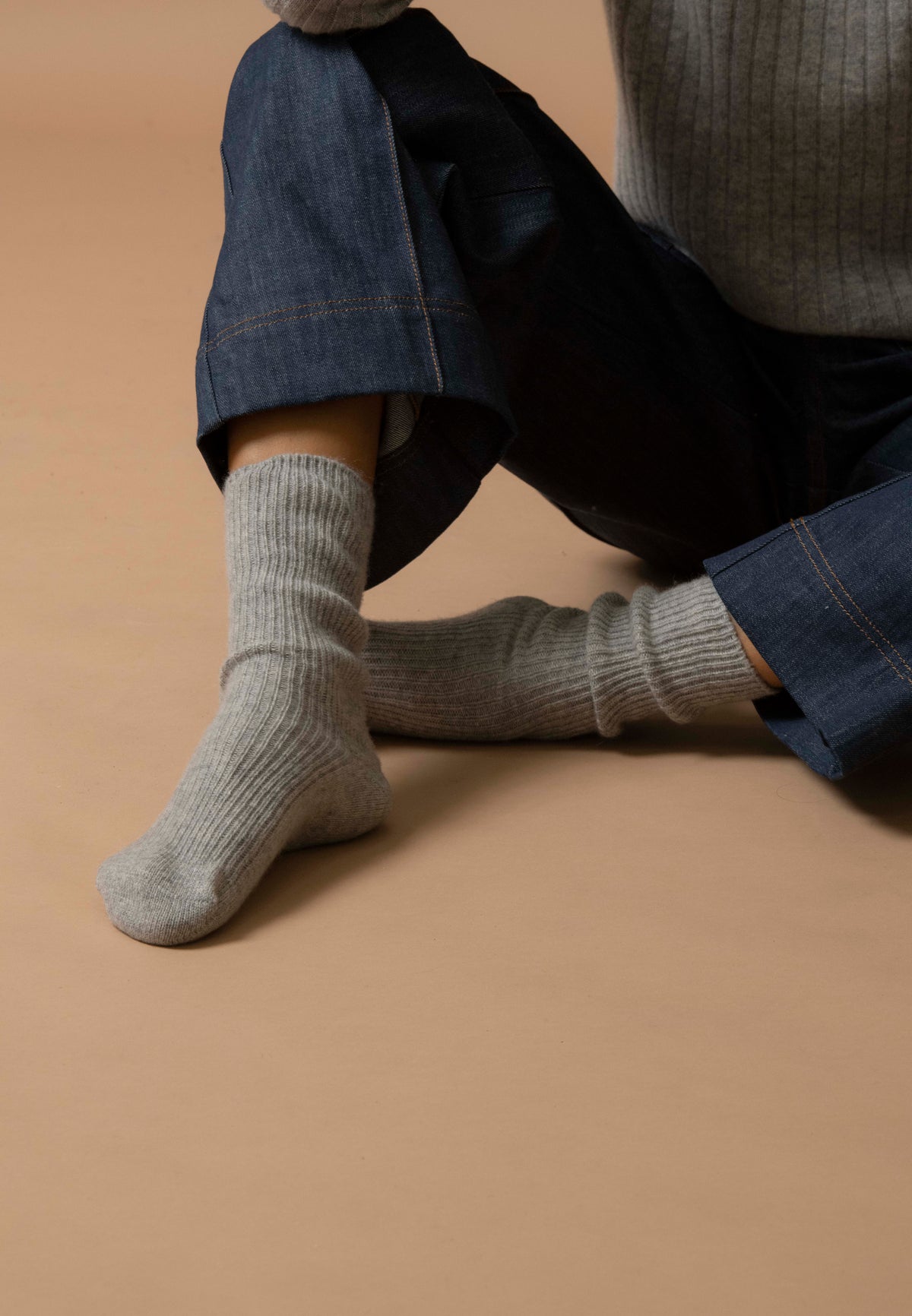 Chaussettes 4 Fils Molilou - Nuage Chiné
