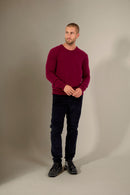 Pull Col Rond 4 Fils - Eden - Bordeaux