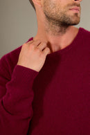 Pull Col Rond 4 Fils - Eden - Bordeaux