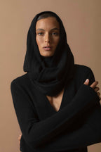 4-Ply V-Neck Jumper - Gaby - Black