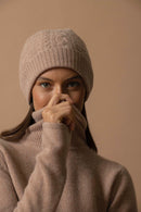 Pull Col Roulé 4 Fils - Willow - Camel Chiné