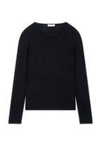 Jersey Cuello Redondo 4 Hilos - Marya - Negro