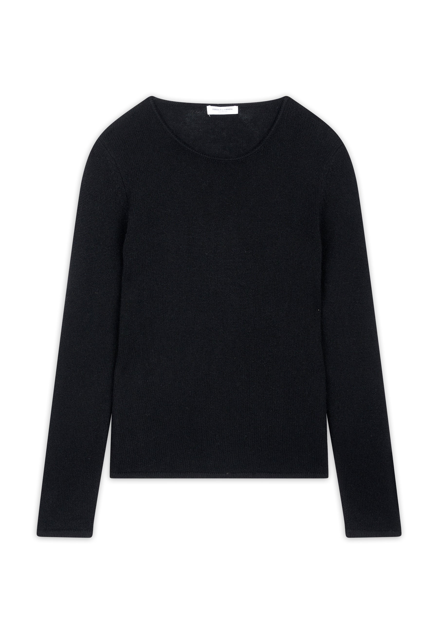 Jersey Cuello Redondo 4 Hilos - Marya - Negro