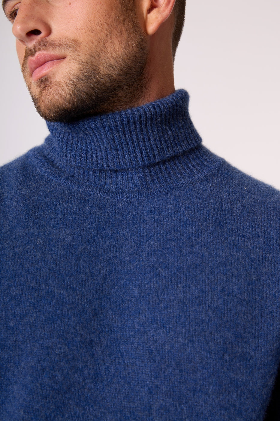 Pull Col Roulé 4Fils Marius - Océan Chiné