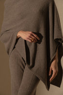 Poncho 4 Fils - Georgia - Taupe Chiné