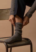 4-Ply Socks - Molilou - Mottled Taupe
