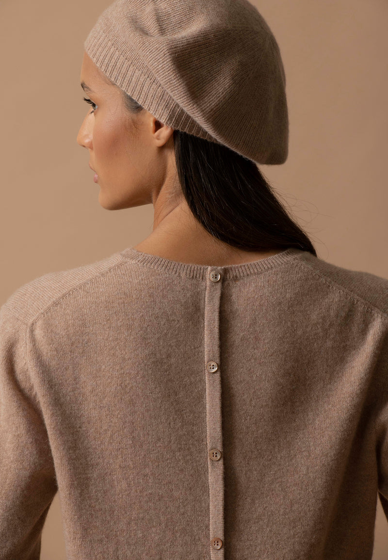 Béret 4 Fils - Cloe - Camel Chiné